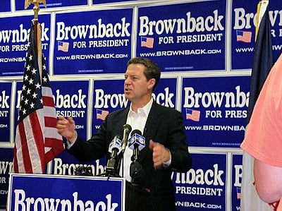 Brownback sought the Republican nomination for President in which year?
