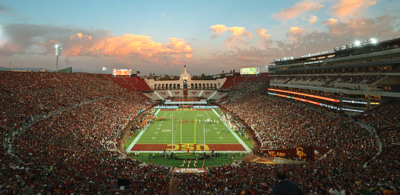 What is the capacity of [url class="tippy_vc" href="#2549385"]Los Angeles Memorial Coliseum[/url], USC Trojans Football's home venue?