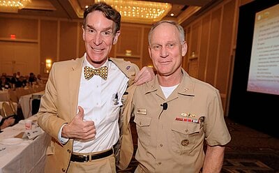 What did Bill Nye invent while working for Boeing?