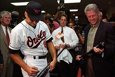 In which year did Cal Ripken Jr. win his first World Series Championship?