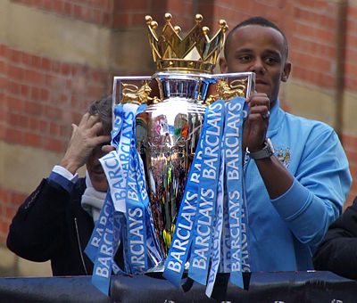 Which notable award did Kompany win in the Premier League in 2012?