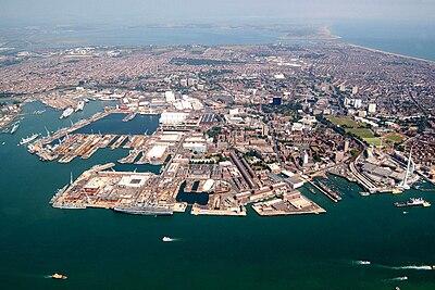 What was the original name of HMNB Portsmouth before the 1970s?