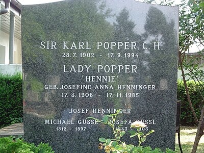 Where was Karl Popper born?