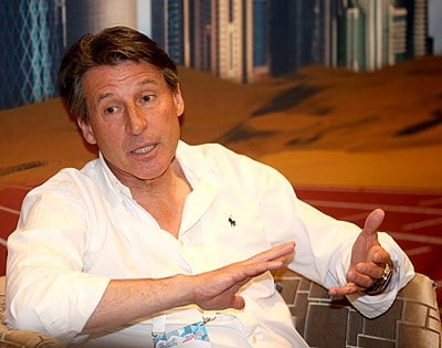 In what year did Coe become chair of the British Olympic Association?
