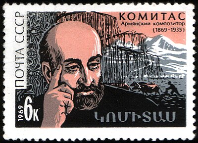 Who called Komitas the "savior of Armenian music"?