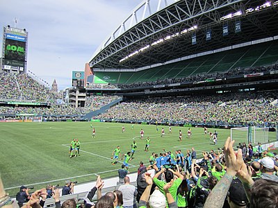 What is the name of the cup that Seattle Sounders FC competes for with Portland Timbers and Vancouver Whitecaps FC?