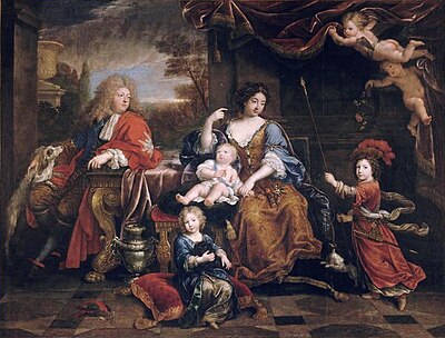 Where was Philip V in the line of succession to the French throne at his birth?