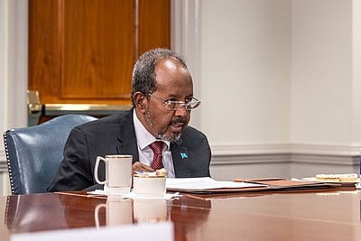 What was the reason for Hassan Sheikh Mohamud's selection in Time 100?