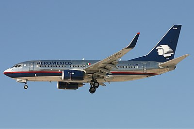What is Aeroméxico's rank in domestic market share?