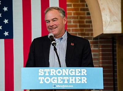 What is the number of children Tim Kaine has?