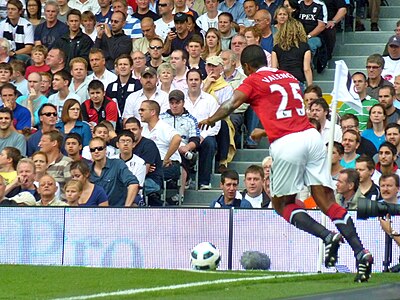 What was Valencia's role at Manchester United in his debut season?