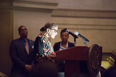What was the underlying reason for Ruth Bader Ginsburg's passing?