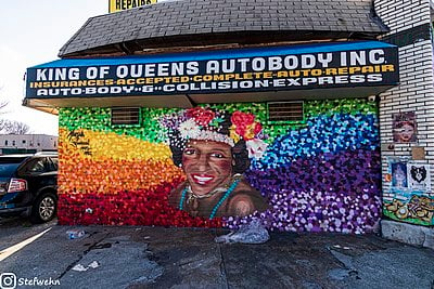 How was Marsha P. Johnson known in the area of Greenwich Village?
