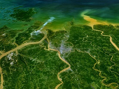 Which river is Haiphong located at the mouth of?