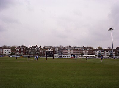 Who was Sussex County Cricket Club's first official captain?