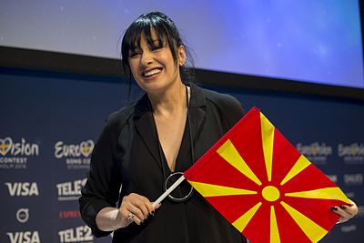 To which larger political entity did Macedonia belong when Kaliopi started her career?
