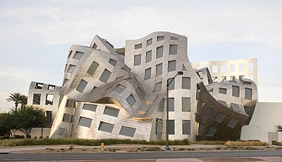 Which of Gehry's works is featured most in the media?