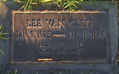 When was Lee Van Cleef born?