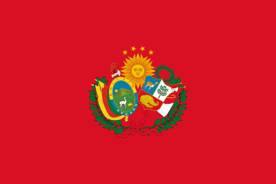 Which two countries opposed the Peru-Bolivian Confederation?
