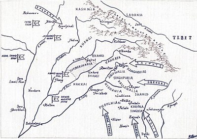 Which Misl controlled the region around Amritsar?