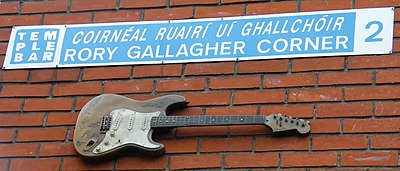 What magazine voted Rory Gallagher as guitarist of the year in 1972?