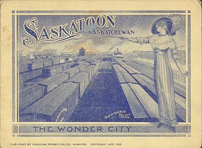 In what year did Saskatoon annex the rail town of Sutherland?