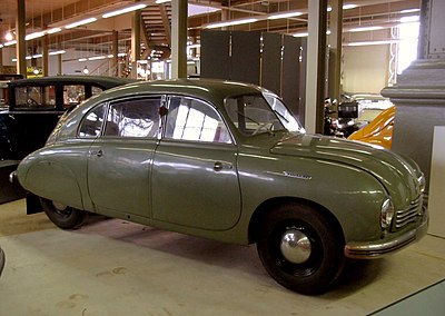 What was the first motor car produced by Tatra?
