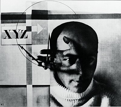 On what principle did El Lissitzky base his entire career?