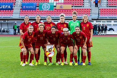When was the Spain women's national football team founded?