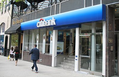What is the name of Citibank's mobile banking app?