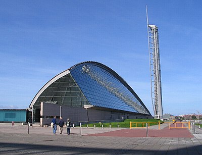 What is the main events venue in Glasgow?