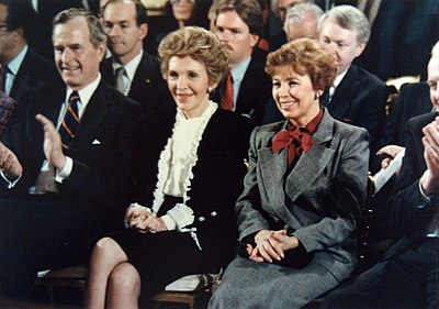 How many children did Nancy Reagan have with Ronald Reagan?