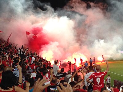Which year marked the beginning of Hapoel Tel Aviv F.C.'s participation in European club competitions?