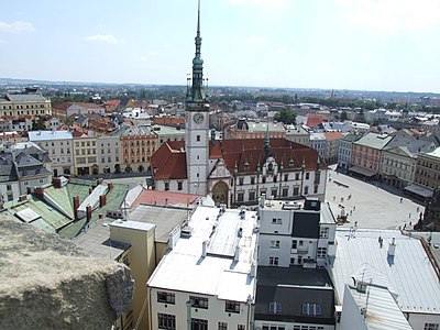 Which famous composer spent time in Olomouc?