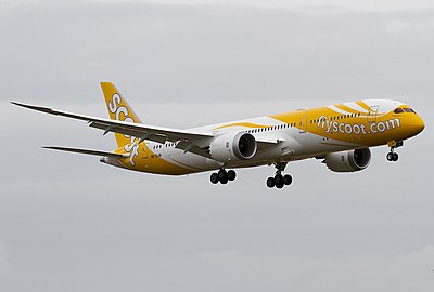 How many Boeing 777-200ER aircraft did Scoot initially have?
