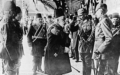 Which war began during Mehmed V's reign in 1914?