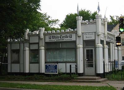 Which region has the most White Castle locations?