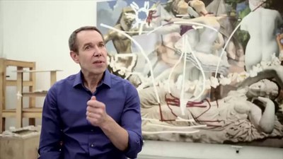 What was the initial public reaction to Koons' "Made in Heaven" series?