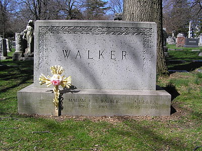 What was the real name of Madam C. J. Walker?
