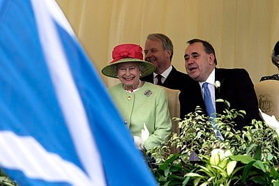 What did Salmond promise in his second term regarding healthcare?
