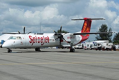 How many daily flights does SpiceJet operate?