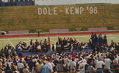 Who defeated Bob Dole in the 1996 presidential election?
