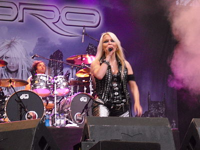 What band was Doro the frontwoman of?