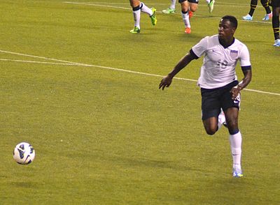 How many goals did Eddie Johnson score for the U.S. national team?