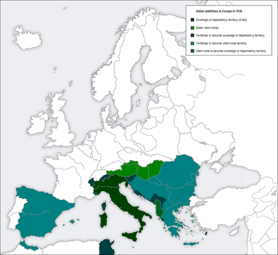 Which European country was occupied by Italy twice in the 20th century?