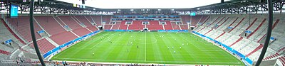 What was the average attendance for FC Augsburg during the 2019-20 Bundesliga season?
