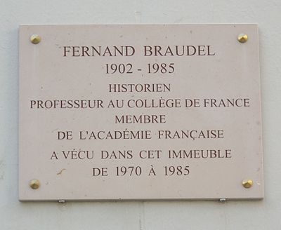 When was Fernand Braudel born?