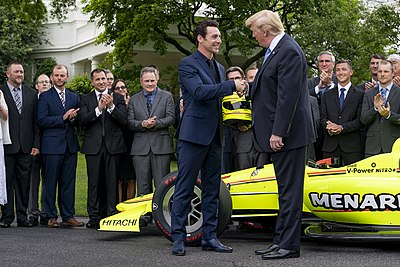 What kind of racing license did Simon Pagenaud first obtain?