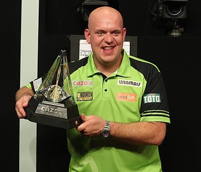 In which of the listed events did Michael Van Gerwen attend?[br](Select 2 answers)