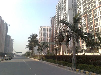 What is Ghaziabad often referred to as, due to its close proximity to New Delhi?